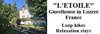 L'Etoile Guest-House between Cevennes, Ardeche and Lozere in the South of France