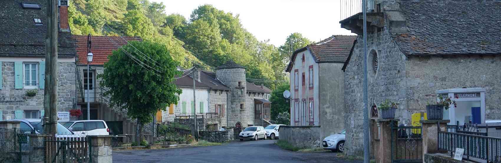 Le Cheylard-l'Evêque centro del pueblo