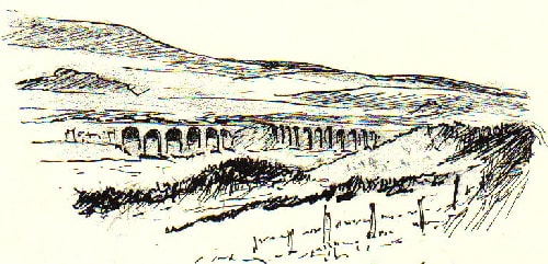 Le viaduc de Mirandol en Lozère
