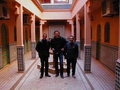 Echange avec l'Auberge Siroua à Taliouine, Taroudant, Maroc 16
