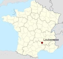 Loubaresse map