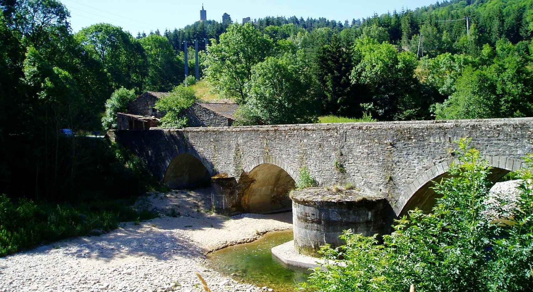 The Allier River in Luc