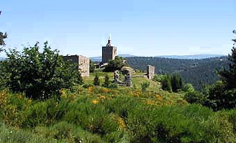 Castle of Luc in Lozère
