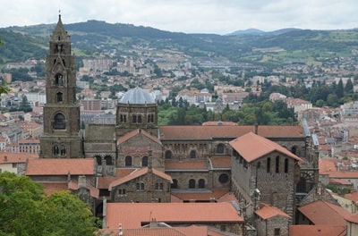 View of the cathedral and the city