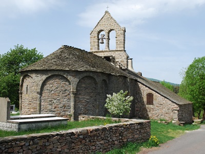 De kerk van Puylaurent in Lozère 1